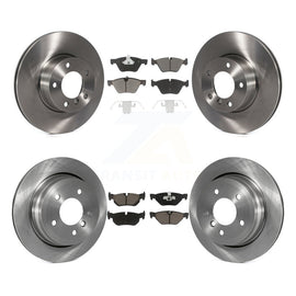 Front Rear Disc Brake Rotors And Ceramic Pads Kit For 2008 BMW 328xi To 08 07