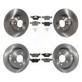 Front Rear Disc Brake Rotors And Ceramic Pads Kit For 2008 BMW 328xi To 08 07