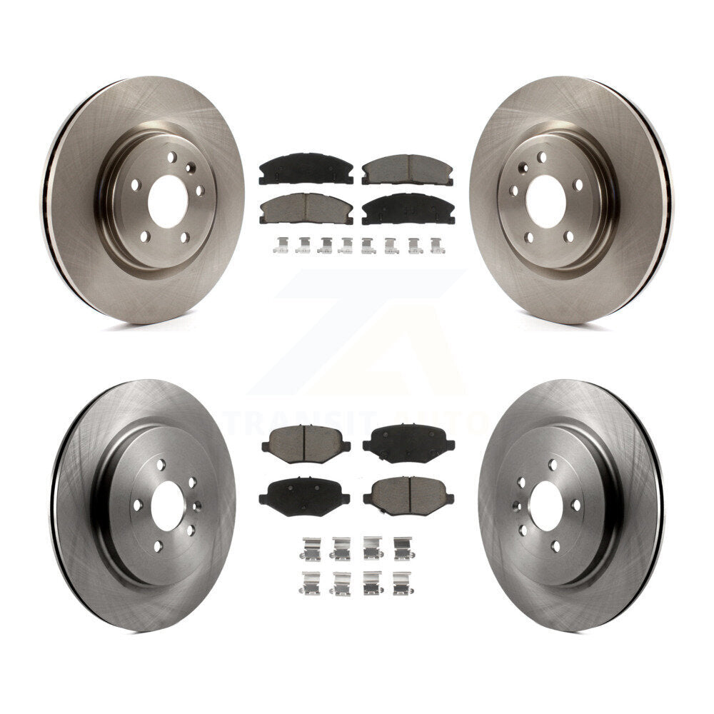 [Front+Rear] 2013 Ford Explorer Sport Premium OE Brake Kit & Ceramic Pads For Max Braking