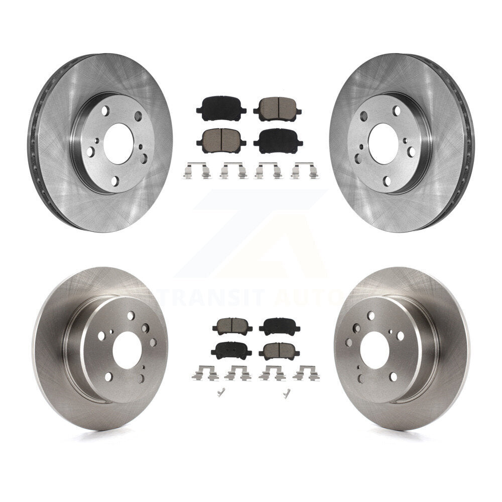 [Front+Rear] 2000-2004 Toyota Avalon Premium OE Brake Kit & Ceramic Pads For Max Braking