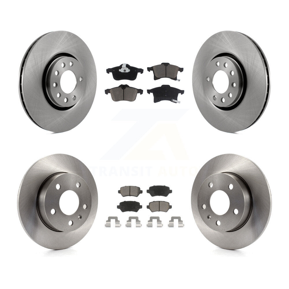 [Front+Rear] 2008-2009 Saturn Astra Premium OE Brake Kit & Ceramic Pads For Max Braking