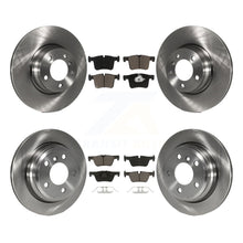 Charger l'image dans la galerie, Front Rear Disc Brake Rotors And Ceramic Pads Kit For BMW 328i xDrive 428i