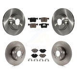 Front Rear Disc Brake Rotors And Ceramic Pads Kit For BMW X3 X4
