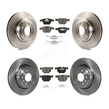 Charger l'image dans la galerie, Front Rear Brake Rotor &amp; Ceramic Pad Kit For BMW 335i xDrive X1 335d 335xi 335is