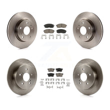 Charger l'image dans la galerie, [Front &amp; Rear] 2007-2013 Suzuki SX4 Crossover Premium OE Brake Rotors &amp; Ceramic Pads Kit For Max Braking
