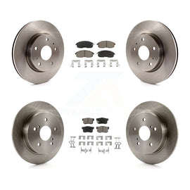 [Front & Rear] 2007-2013 Suzuki SX4 Crossover Premium OE Brake Rotors & Ceramic Pads Kit For Max Braking