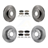 Front Rear Brake Rotor Ceramic Pad Kit For Nissan Maxima INFINITI I30 From 10/00