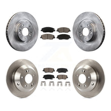 Charger l'image dans la galerie, Front Rear Disc Brake Rotors And Ceramic Pads Kit For Hyundai Santa Fe XL
