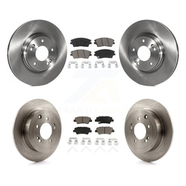 Front Rear Disc Brake Rotors And Ceramic Pad Kit For Hyundai Tucson Kia Sportage