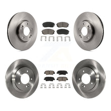 Charger l'image dans la galerie, Front Rear Disc Brake Rotors And Ceramic Pads Kit For Kia Soul EV