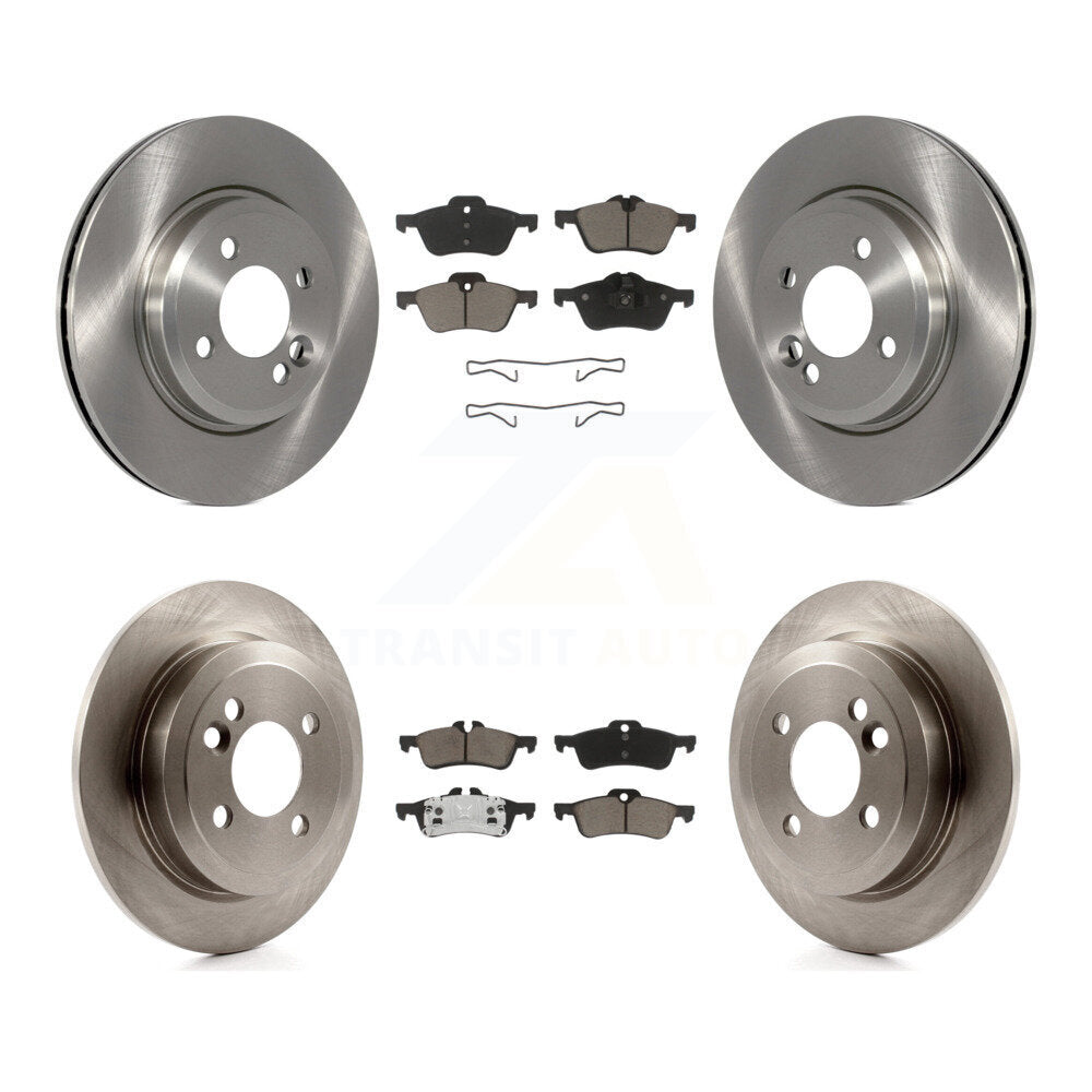 Front Rear Brake Rotor Ceramic Pad Kit For Mini Cooper With 276mm Diameter