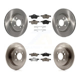 Front Rear Brake Rotor Ceramic Pad Kit For Mini Cooper With 276mm Diameter