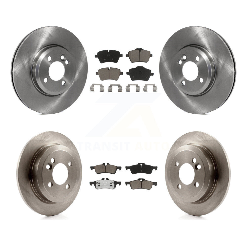 Front Rear Disc Brake Rotors And Ceramic Pads Kit For Mini Cooper