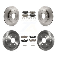 Charger l&#39;image dans la galerie, Front Rear Brake Rotor And Ceramic Pad Kit For Nissan Titan Armada INFINITI QX56