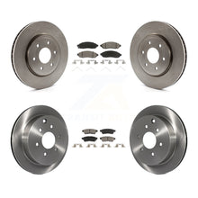 Charger l&#39;image dans la galerie, Front Rear Brake Rotor Ceramic Pad Kit For Nissan Frontier Xterra Suzuki Equator