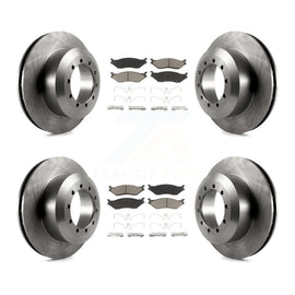Front Rear Brake Rotors Ceramic Pad Kit For Ford F59 F-53 Motorhome Chassis F-59