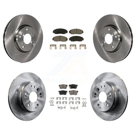 Front Rear Brake Rotor Ceramic Pad Kit For 04-05 Acura TL Automatic transmission