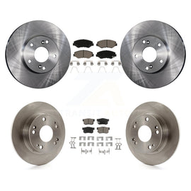 [Front+Rear] 2003-2007 Honda Accord 2.4L Premium OE Brake Rotors & Ceramic Pads Kit For Max Braking