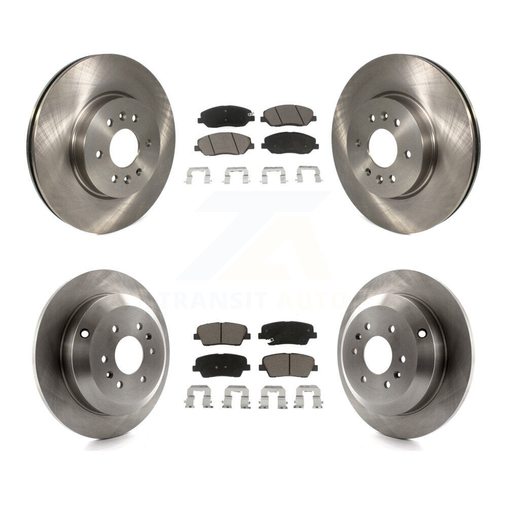 [Front+Rear] 2009-2011 Kia Borrego Premium OE Brake Kit & Ceramic Pads For Max Braking