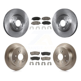 [Front+Rear] 2007-2009 Hyundai Santa Fe Premium OE Brake Rotors & Ceramic Pads Kit For Max Braking