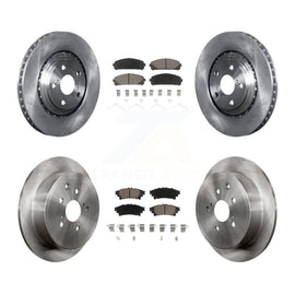 Front Rear Brake Rotors Ceramic Pad Kit For Toyota Highlander Sienna Lexus RX350