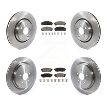 Charger l'image dans la galerie, Front Rear Brake Rotor And Ceramic Pad Kit For Lexus RX350 RX450h RX350L RX450hL