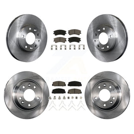 [Front+Rear] 2003-2005 Mazda 6 Premium OE Brake Rotors & Ceramic Pads Kit For Max Braking