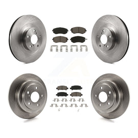 [Front+Rear] 2003 Subaru Forester Impreza Premium OE Brake Rotors & Ceramic Pads Kit For Max Braking