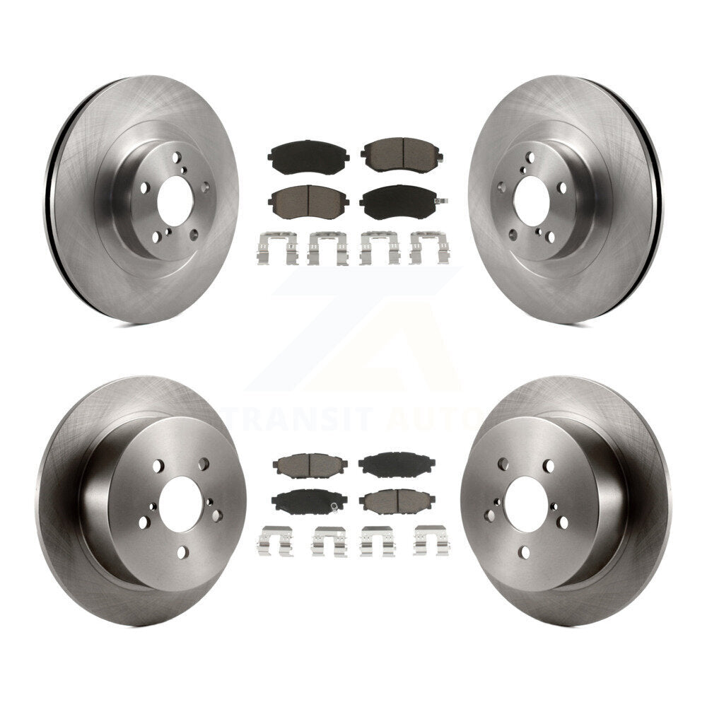 [Front+Rear] 2005 Subaru Outback Legacy Premium OE Brake Rotors & Ceramic Pads Kit For Max Braking
