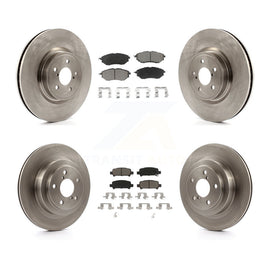 Front Rear Disc Brake Rotors And Ceramic Pads Kit For Subaru Legacy