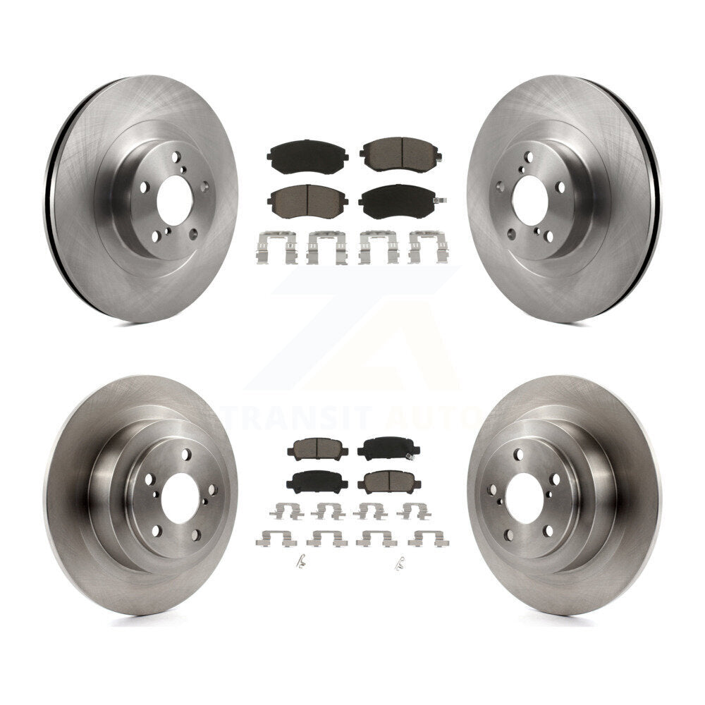 Front Rear Disc Brake Rotors And Ceramic Pads Kit For Subaru Outback Legacy Baja