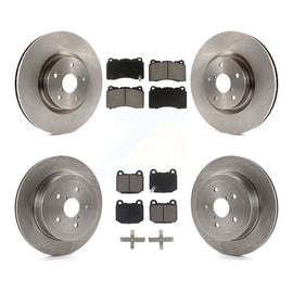 Front Rear Disc Brake Rotors And Ceramic Pads Kit For Subaru Impreza