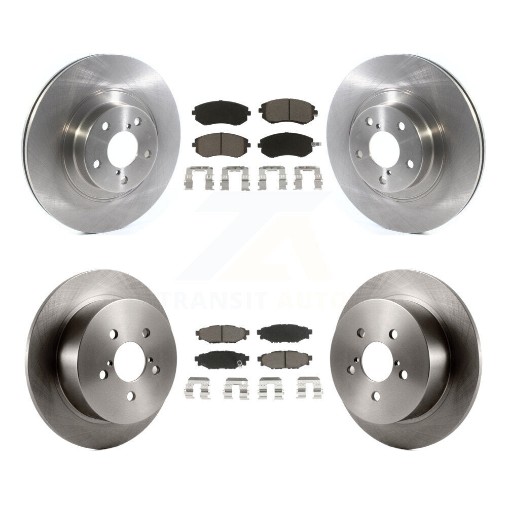 Front Rear Disc Brake Rotors And Ceramic Pads Kit For Subaru Outback Legacy