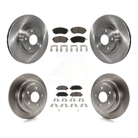 [Front+Rear] 02-03 Subaru Impreza Outback RS TS Premium OE Brake Rotors & Ceramic Pads Kit For Max Braking