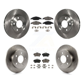 Front Rear Disc Brake Rotors And Ceramic Pads Kit For Ford Mustang