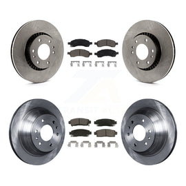 Front Rear Brake Rotor & Ceramic Pad Kit For Chevrolet Trailblazer GMC Envoy EXT