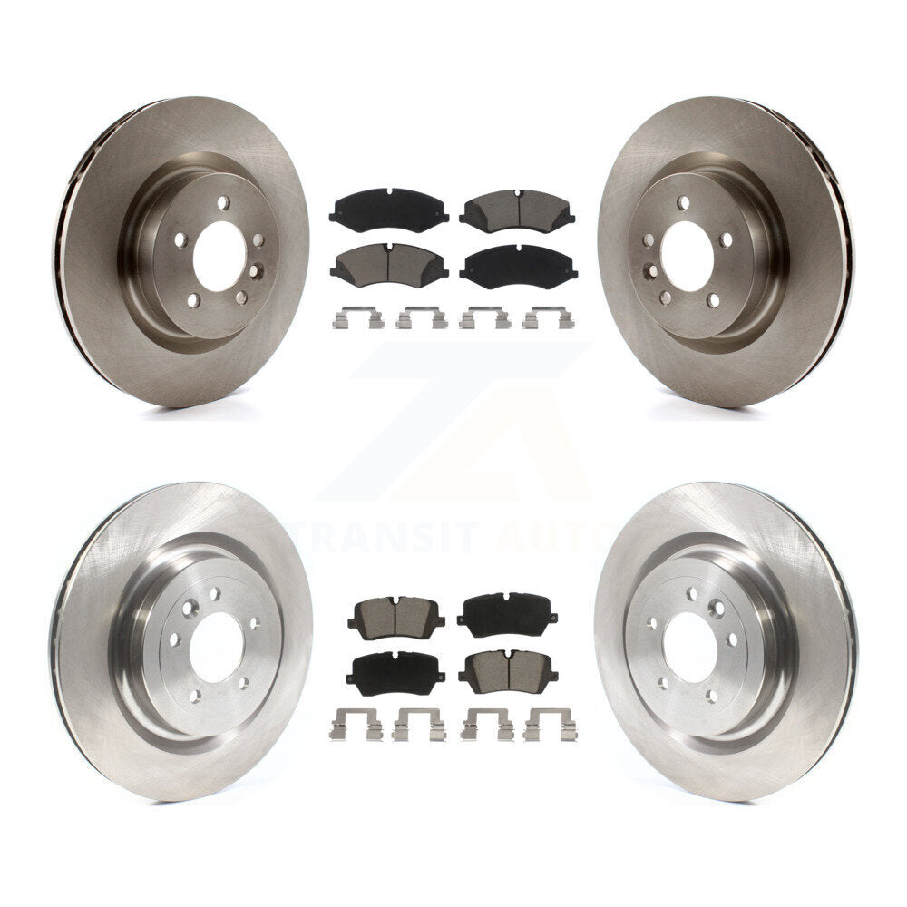 Front Rear Disc Brake Rotors And Ceramic Pads Kit For Land Rover Range Sport