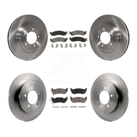 Front Rear Disc Brake Rotor Ceramic Pad Kit For Ford Explorer Sport Trac Mercury