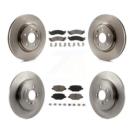 [Front+Rear] 2010-2012 Ford Taurus SHO Premium OE Brake Rotors & Ceramic Pads Kit For Max Braking