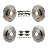 [Front+Rear] 2010-2012 Ford Taurus SHO Premium OE Brake Rotors & Ceramic Pads Kit For Max Braking