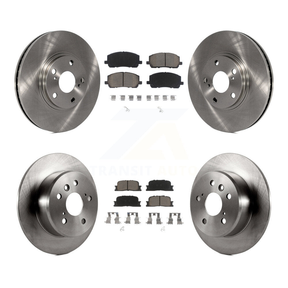 [Front+Rear] 2001-2003 Toyota Highl&er FWD Premium OE Brake Kit & Ceramic Pads For Max Braking