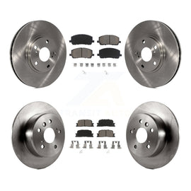 [Front+Rear] 2001-2003 Toyota Highlander FWD Premium OE Brake Rotors & Ceramic Pads Kit For Max Braking