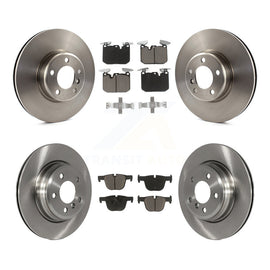 Front Rear Brake Rotor Ceramic Pad Kit For BMW 335i 340i xDrive 435i 440i Gran 3