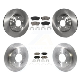[Front+Rear] 2017-2020 Hyundai Elantra 1.6L Premium OE Brake Rotors & Ceramic Pads Kit For Max Braking