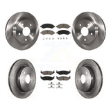 Front Rear Brake Rotors Ceramic Pad Kit For Ram 1500 Dodge Classic Durango Aspen