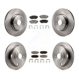 Front Rear Disc Brake Rotors And Ceramic Pads Kit For Subaru Tribeca B9