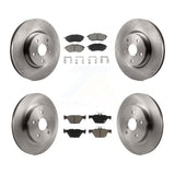 Front Rear Disc Brake Rotors And Ceramic Pads Kit For Subaru Outback Legacy WRX