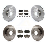 [Front+Rear] 2014-2019 Ford Fiesta ST Premium OE Brake Rotors & Ceramic Pads Kit For Max Braking