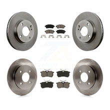 Charger l'image dans la galerie, Front Rear Disc Brake Rotors And Ceramic Pads Kit For Ford Fiesta