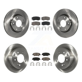 [Front+Rear] 2012-2013 Kia Soul Premium OE Brake Rotors & Ceramic Pads Kit For Max Braking